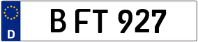 Truck License Plate